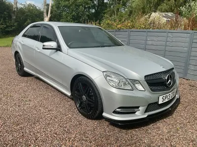 Used Mercedes E220 2013 Silver Sedan