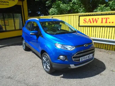 Used Ford Ecosport Titanium 90 HP (66 kW) 2015 Blue SUV