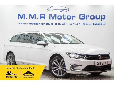 Used VW Passat GTE 218 HP (160 kW) 2018 White Estate