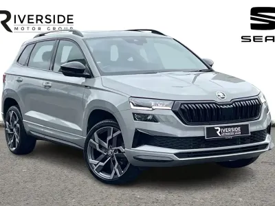Used Skoda Karoq SportLine 150 HP (110 kW) 2024 Grey SUV