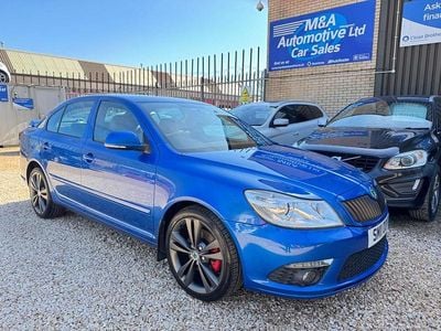 Begagnad Skoda Octavia vRS 200 HK (147 kW) 2011 Blå Halvkombi
