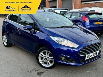 Used Ford Fiesta Zetec 100 HP (73 kW) 2014 Blue Hatchback
