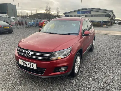 Used VW Tiguan Match 150 HP (110 kW) 2014 Red SUV