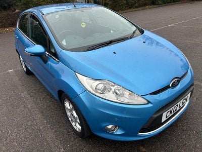 Used Ford Fiesta Zetec 96 HP (70 kW) 2012 Blue Hatchback