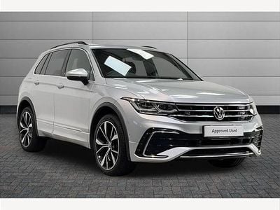 Silver Used 2021 VW Tiguan R-line SUV | £19,490 (Fair price)