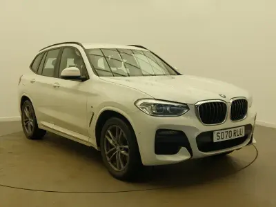Used BMW X3 M Sport 184 HP (135 kW) 2020 White SUV