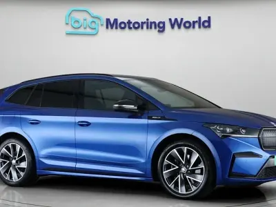 Used Skoda Enyaq iV SportlinePlus 210 kW (286 HP) 2024 Blue SUV