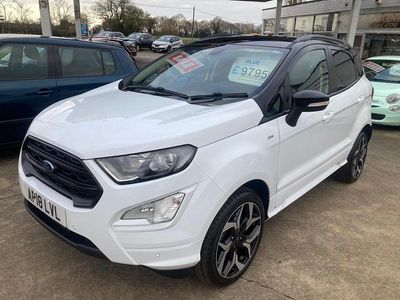 White Used 2018 Ford Ecosport ST-Line SUV | £9,791 (Fair price)