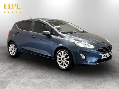 Used Ford Fiesta Titanium 95 HP (69 kW) 2020 Blue Hatchback