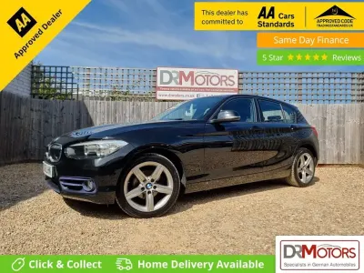 Used BMW 116 Sport Line 116 HP (85 kW) 2018 Black Hatchback