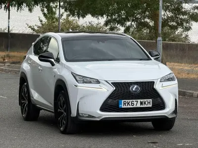Used Lexus NX300h Sport Line 197 HP (144 kW) 2017 White SUV
