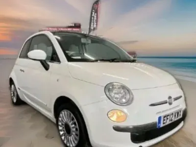 Used Fiat 500 Lounge 69 HP (50 kW) 2012 White Hatchback