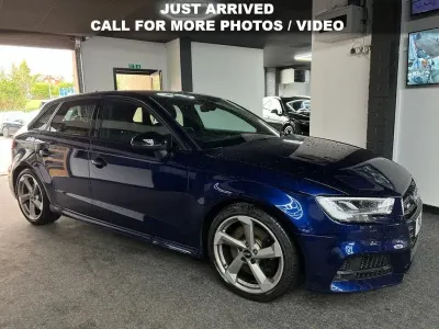 Used Audi S3 Sportback Black Edition 2018 Blue Hatchback