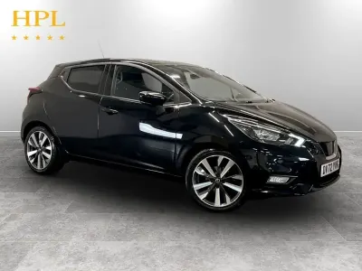 Begagnad Nissan Micra S 92 HK (67 kW) 2022 Svart Halvkombi