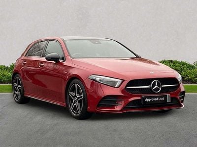 Used Mercedes A200 AMG Line Premium Plus 2022 Red Hatchback