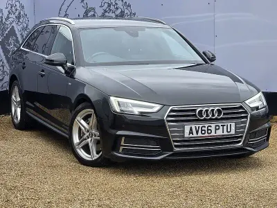 Used Audi A4 S-Line 190 HP (139 kW) 2016 Black Estate