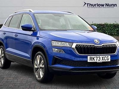 Used Skoda Karoq SE L 116 HP (85 kW) 2023 Blue SUV