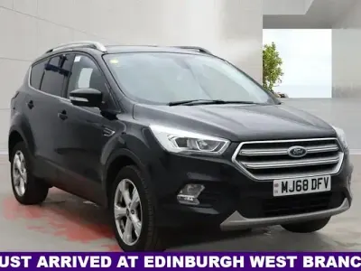 Used Ford Kuga Titanium 120 HP (88 kW) 2018 Black SUV