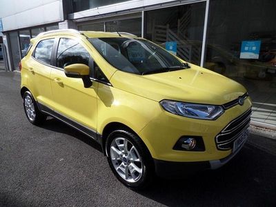 Used Ford Ecosport Titanium 125 HP (91 kW) 2016 Yellow SUV
