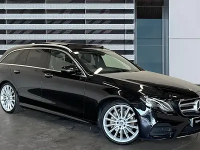 Used Mercedes E220 AMG Line Premium 194 HP (142 kW) 2018 Black Estate