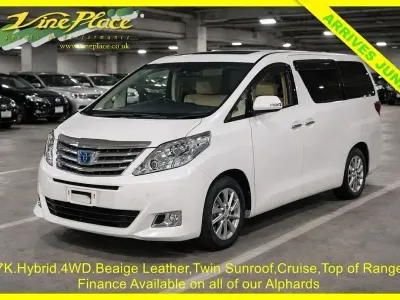 Usado Toyota Alphard 2014 Blanco Monovolumen