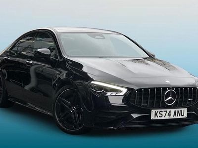 Used Mercedes CLA35 AMG Premium Plus 306 HP (225 kW) 2025 Cosmos black metallic Coupe