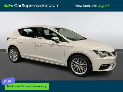 Begagnad Seat Leon SE Dynamic 2020 Vit Halvkombi
