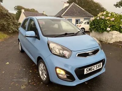Used Kia Picanto 85 HP (62 kW) 2013 Blue Hatchback
