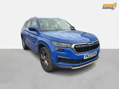 Begagnad Skoda Kodiaq SE L 150 HK (110 kW) 2022 Blå SUV