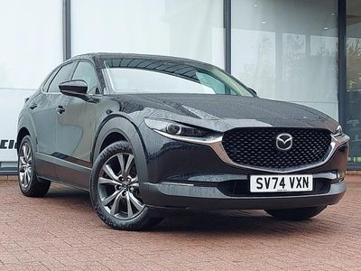 Black Used 2024 Mazda CX-30 Exclusive-Line SUV | £21,998 (A bit pricey)