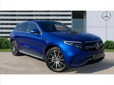 Used Mercedes EQC400 AMG line 300 kW (408 HP) 2023 Spectral blue metallic SUV