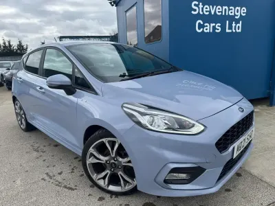 Used Ford Fiesta ST-Line X 123 HP (90 kW) 2021 Blue Hatchback