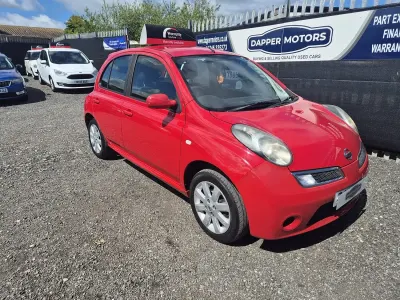 Used Nissan Micra Acenta+ 2008 Red Hatchback