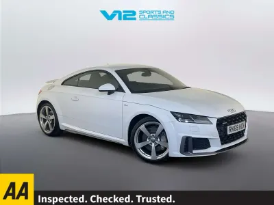 Used Audi TT Black Edition 245 HP (180 kW) 2019 White Coupe