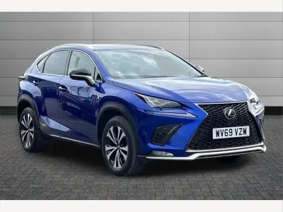 Used Lexus NX300h Sport Line 197 HP (144 kW) 2019 Azure blue SUV
