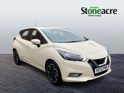 Used Nissan Micra Acenta 92 HP (67 kW) 2022 White Hatchback