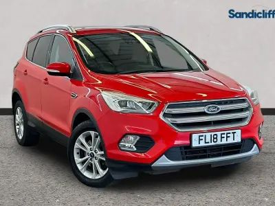 Gebraucht Ford Kuga Titanium 120 PS (88 kW) 2018 Rot SUV