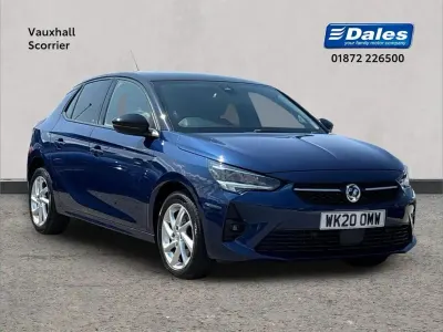 Used Vauxhall Corsa SRi 99 HP (72 kW) 2020 Blue Hatchback