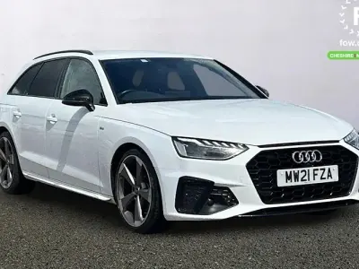 Used Audi A4 Black Edition 150 HP (110 kW) 2021 White Estate