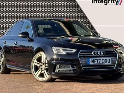 Used Audi A4 S-Line 150 HP (110 kW) 2017 Black Sedan