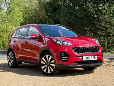 Begagnad Kia Sportage 115 HK (84 kW) 2017 Röd SUV
