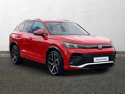 Red New 2025 VW Tiguan R-line SUV | £36,250