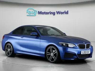 Używany BMW 218 M Sport 136 KM (100 kW) 2021 Niebieski Coupe