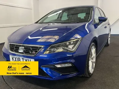 Used Seat Leon FR 125 HP (91 kW) 2018 Blue Hatchback