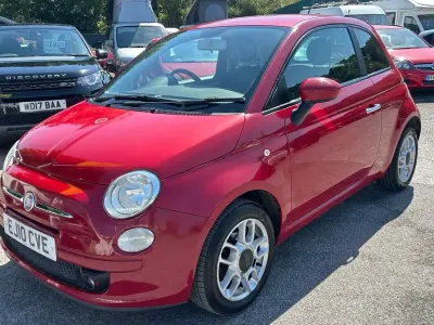 Used Fiat 500 69 HP (50 kW) 2010 Red Hatchback