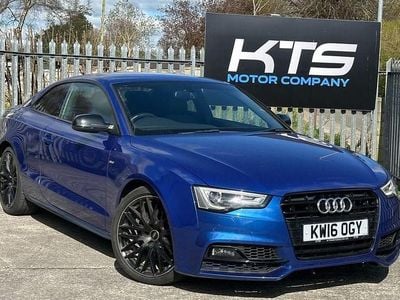 Used Audi A5 Black Edition 190 HP (139 kW) 2016 Blue Coupe