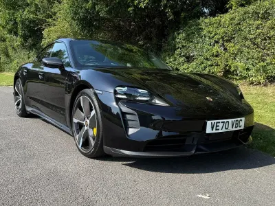 Used Porsche Taycan Performance Package 559 kW (761 HP) 2021 Black Sedan
