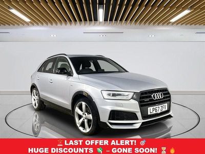 Silver Used 2018 Audi Q3 Black Edition SUV | £17,549 (Super price)