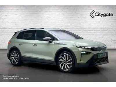 Used Skoda Elroq SportLine 154 kW (210 HP) 2026 Timiano green SUV