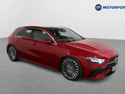 Second-hand Mercedes A180 AMG Line Premium Plus 136 CP (100 kW) 2024 Roșu Hatchback